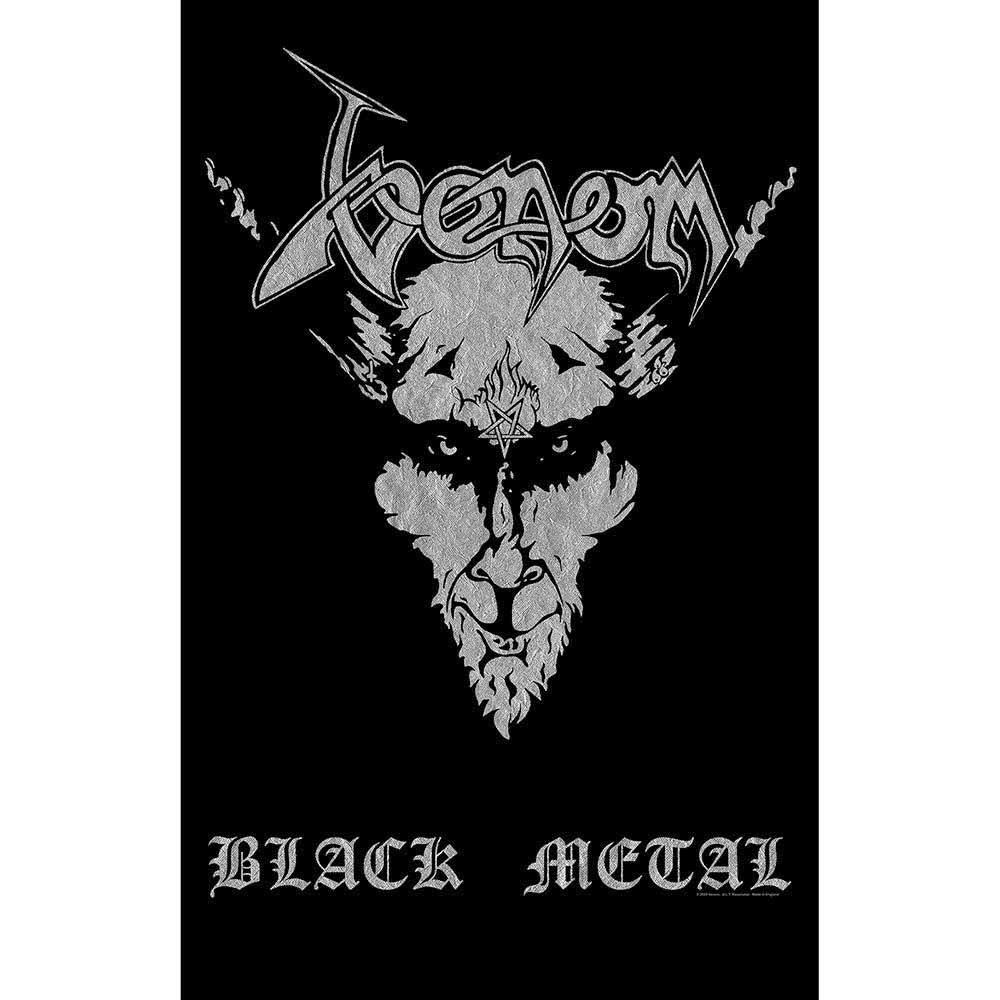 Venom - Black Metal Textile Poster - Noir